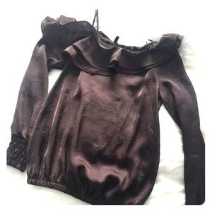 Benetton asymmetric blouse